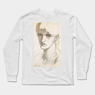 Jane Morris by Dante Gabriel Rossetti Long Sleeve T-Shirt